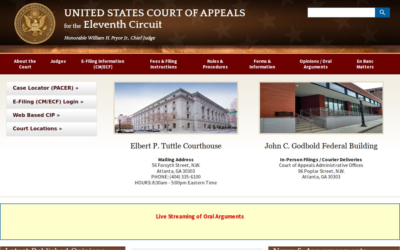 Douglas County traffic court records Eleventh Circuit appellate access