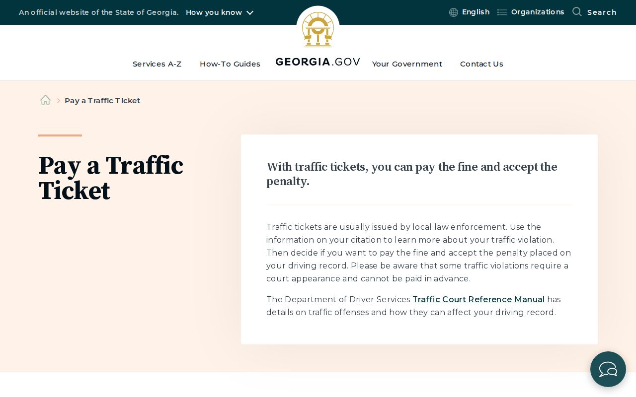 Douglas County traffic court records Georgia traffic ticket payment